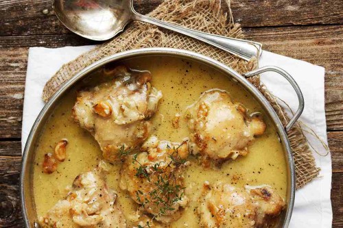 Garlic Chicken And Gravy