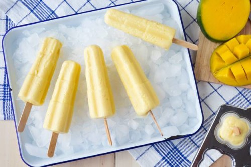 Mango Yogurt Pops